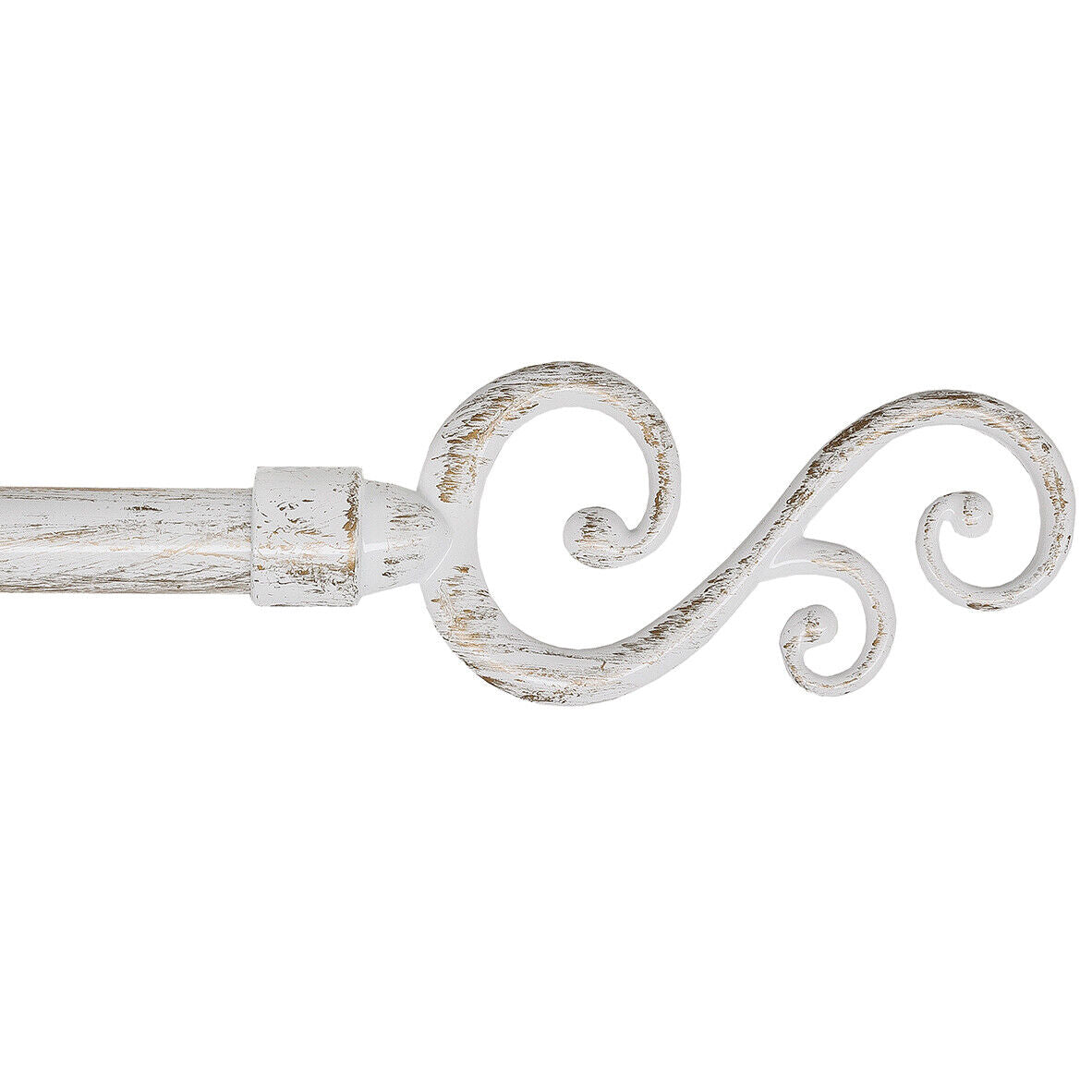 Bastone Tenda Ferro Estendibile 160-300 Asta Scorritenda modello Spirale Shabby Chic