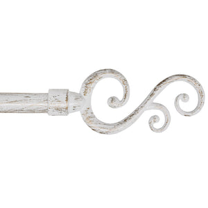 Bastone Tenda Ferro Estendibile 160-300 Asta Scorritenda modello Spirale Shabby Chic