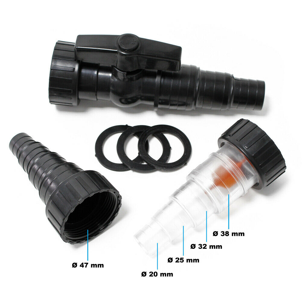 Filtro UV per stagno a pressione 18 Watt 30000 litri facile pulizia 16_0001896