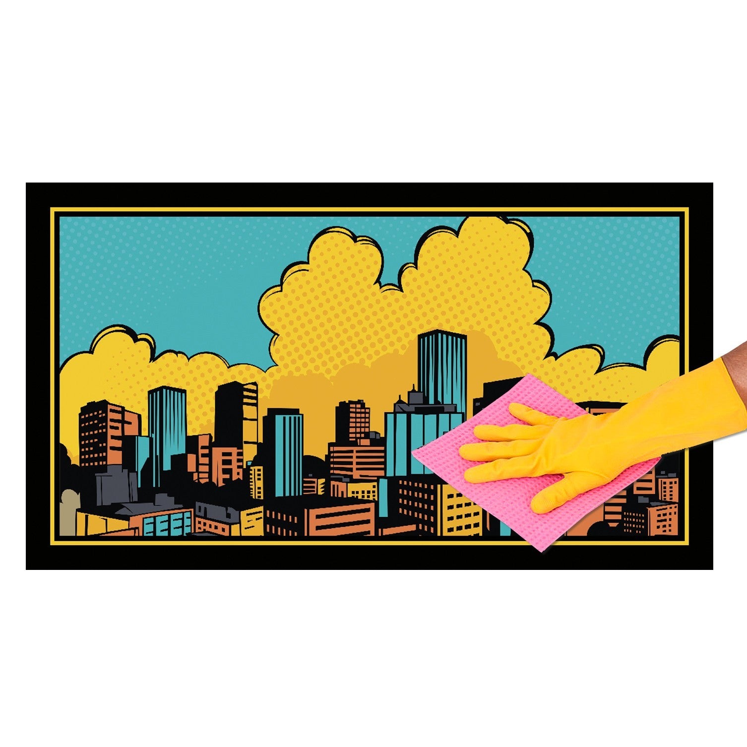 Zerbino Gomma Sostenibile 40X70 Antiscivolo Ingresso Interno Esterno Moderno Dis.O