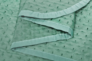 Trapunta Double Face SINGOLA 150x255 cm Coperta Morbida Copriletto Tinta Unita Verde