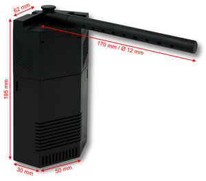 Filtro angolare pompa acquario interno 450 litri all'ora 5 watt nano 16_0002058