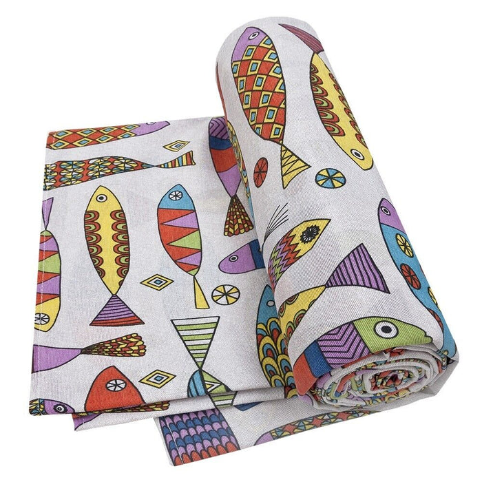 Telo Arredo Moderno Colorato Multiuso Copridivano Cotone Copriletto Coperta Picnic - 170X280 Cm