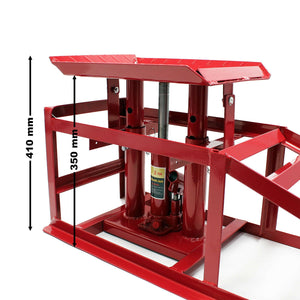 Rampa per auto 2 pezzi Martinetto idraulico 2000kg Rampa accesso carico garage 16_0002914