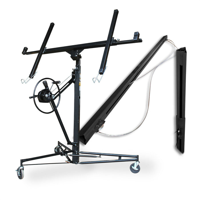 Kit sollevatore per pannelli 350 cm + 140 cm sollevatore per cartongesso XXL + estensione max 68kg 16_0002332