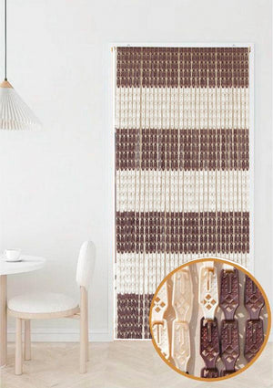 Tenda Piastrine Pvc Etnica Finestra Porta Entrata Interno Esterno Zanzariera Antimosche 140x230 (A)