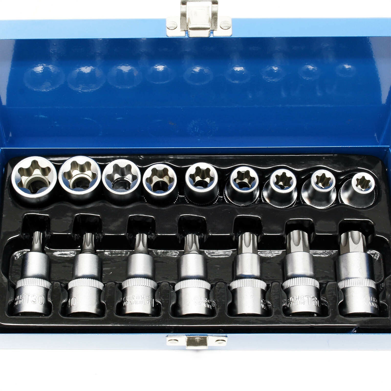 Set bussole Torx maschio 16 pezzi bussole esterne kit attrezzi esagonali 16_0002590