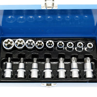 Set bussole Torx maschio 16 pezzi bussole esterne kit attrezzi esagonali 16_0002590