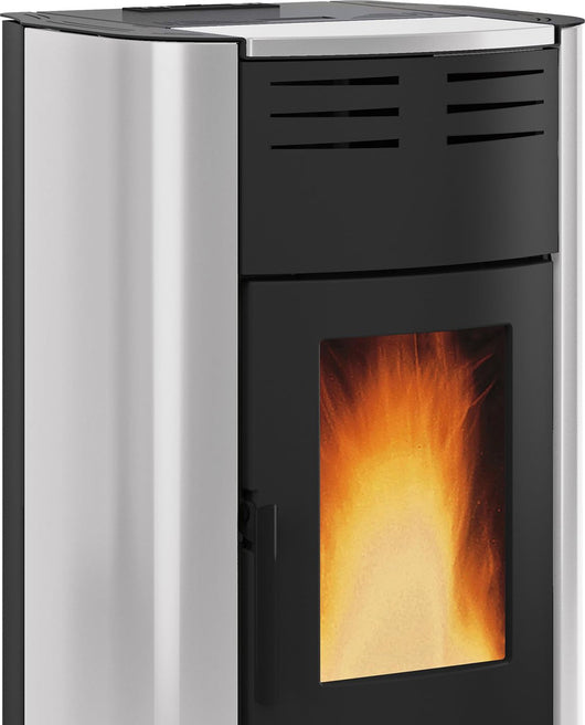 termostufa a pellet raffaelaa idro h15'' kw 18,1-colore bianco
