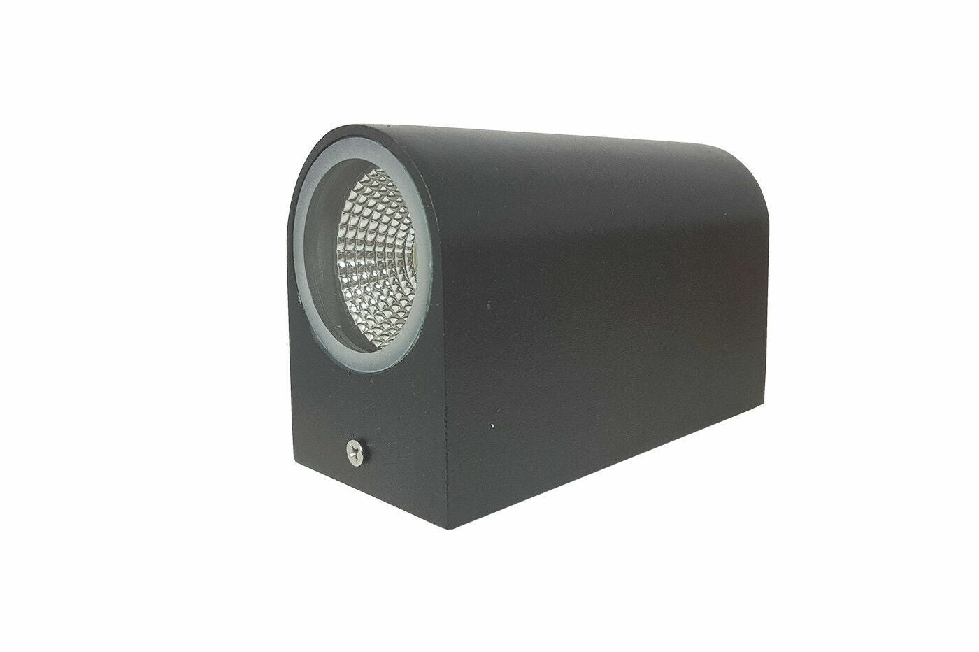 APPLIQUE DOPPIO LED 10W NERO LAMPADA LUCE FREDDA PARETE UP DOWN FARETTO ESTERNO