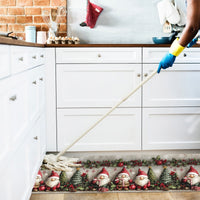 Tappeto Cucina Natale Pvc 51x230 cm Antimacchia Passatoia Antiscivolo Antisfilo Lavabile Dis_NC