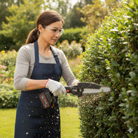 MINI SEGA ELETTRICA A BATTERIA 48V MOTOSEGA 4" CATENA POTATURA RAMI 2 BATTERIE