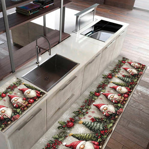 Tappeto Cucina Natale Pvc 51x250 cm Antimacchia Passatoia Antiscivolo Antisfilo Lavabile Dis_NC