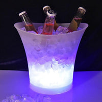 ALTOPARLANTE BLUETOOTH SECCHIELLO GHIACCIO CON LUCI LED PER EVENTI FESTE DISCO