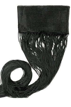 Tenda a Fili Elegante Per Porte Finestre Pannello 100x200 Cm Divisorio Camere Stanze Ambienti Nero