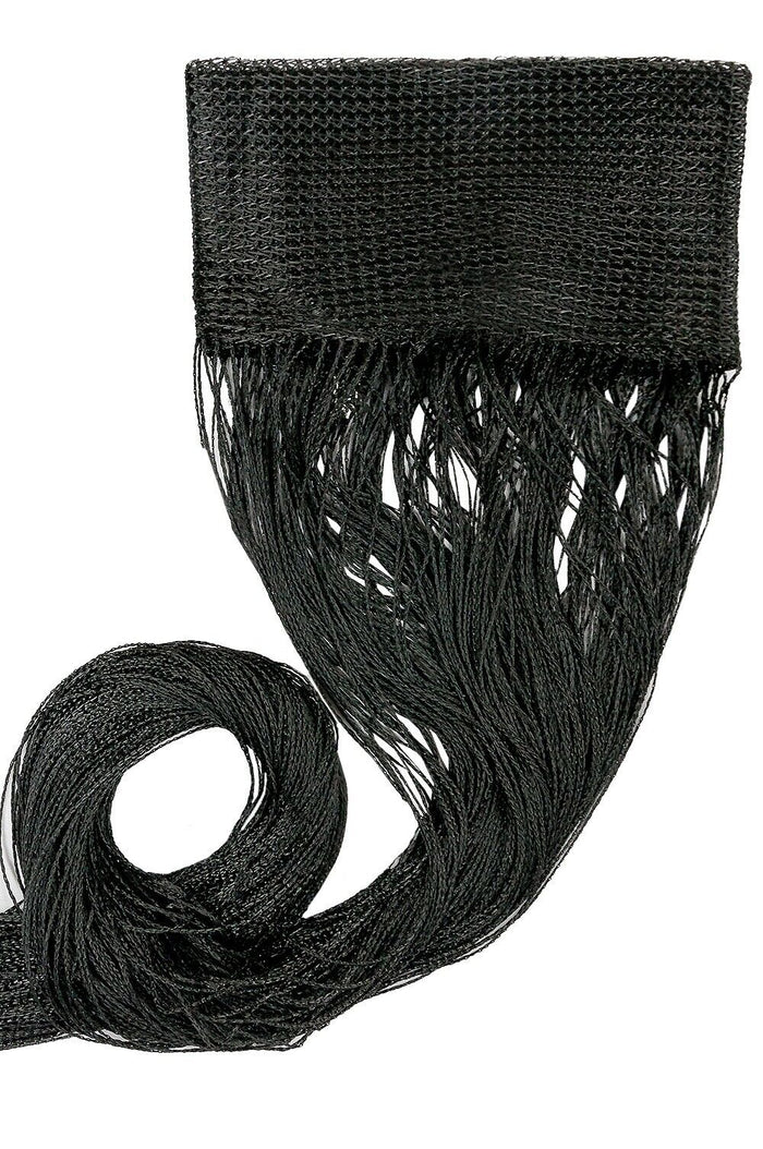 Tenda a Fili Elegante Per Porte Finestre Pannello 100x200 Cm Divisorio Camere Stanze Ambienti Nero