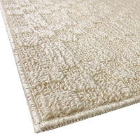 Tappeto Bagno 3D Morbido Assorbente Antiscivolo Lavabile Scendiletto Camera Set 3 Pezzi Beige