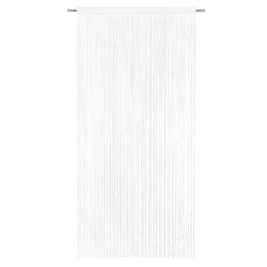 Tenda a Fili Elegante Per Porte Finestre Pannello 100x200 Cm Divisorio Camere Stanze Ambienti Bianco