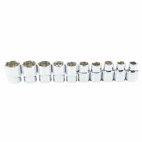 12 CHIAVI BUSSOLA ESAGONALI 1/2 CRICCHETTO PROLUNGA BUSSOLE REVERSIBILE 8-24MM