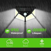 FARETTO ESTERNO CON LUCE LED COB PANNELLO SOLARE SENSORE DI MOVIMENTO TE-B0518