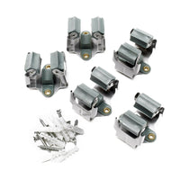 Set 5 porta scope in acciaio da parete per attrezzi pulizia giardinaggio ordina 16_0002483