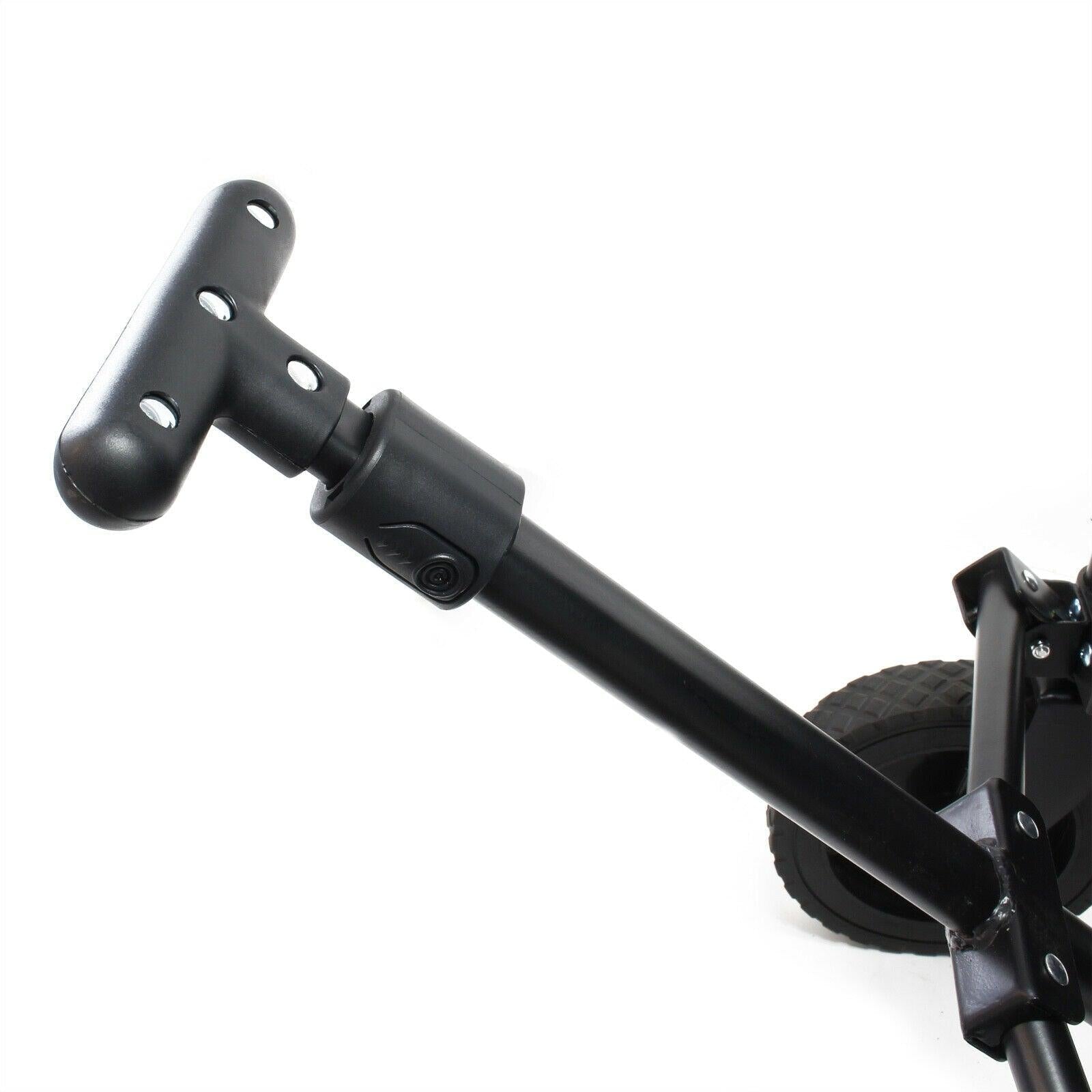 Carrello da trasporto pieghevole protezione solare diavolo trasporto spiaggia giardino nero 16_0000762