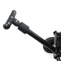 Carrello da trasporto pieghevole protezione solare diavolo trasporto spiaggia giardino nero 16_0000762