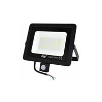 FARO LED FARETTO GIARDINO 100W LUCE FREDDA SENSORE MOVIMENTO CREPUSCOLARE