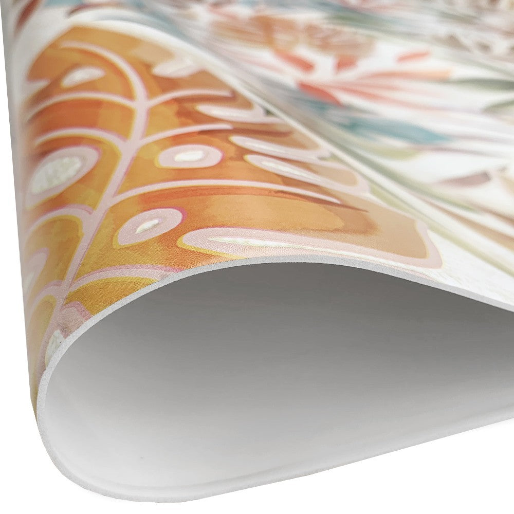 Proteggi Tavolo Morbido Tovaglia 140x450 cm Antiurto Antimacchia Copritavolo Mollettone Fantasia Q