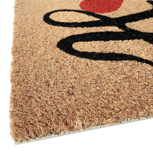 Zerbino Cocco 38x68 cm Antiscivolo Tappeto Rettangolare Esterno Porta Ingresso Entrata G