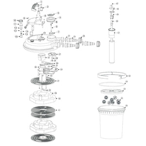 Filtro UV per stagno a pressione 11 Watt 10000 litri facile pulizia 16_0001936
