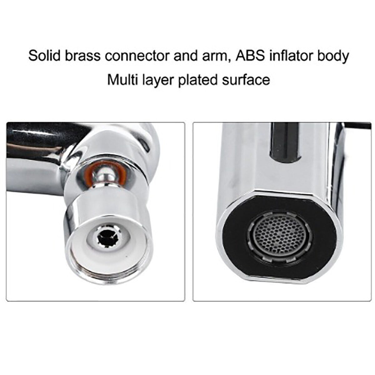 PROLUNGA PER RUBINETTO DA CUCINA LAVANDINO BAGNO CASCATA 4 IN 1 GIREVOLE 360°