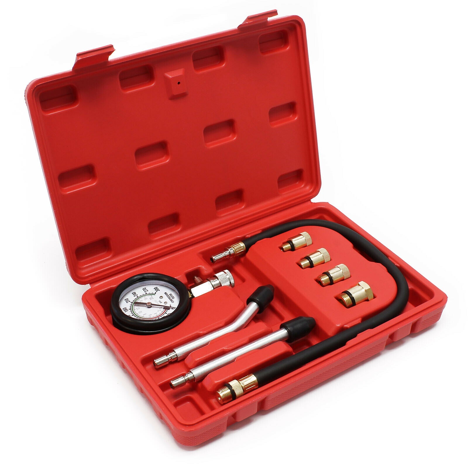 Tester compressione motore Misuratore compressione auto/camion 0-20 bar 16_0002506