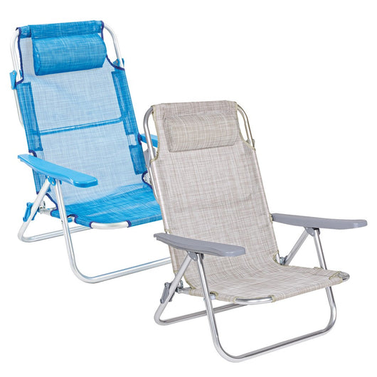 spiaggina con braccioli gabbicce telo grigio