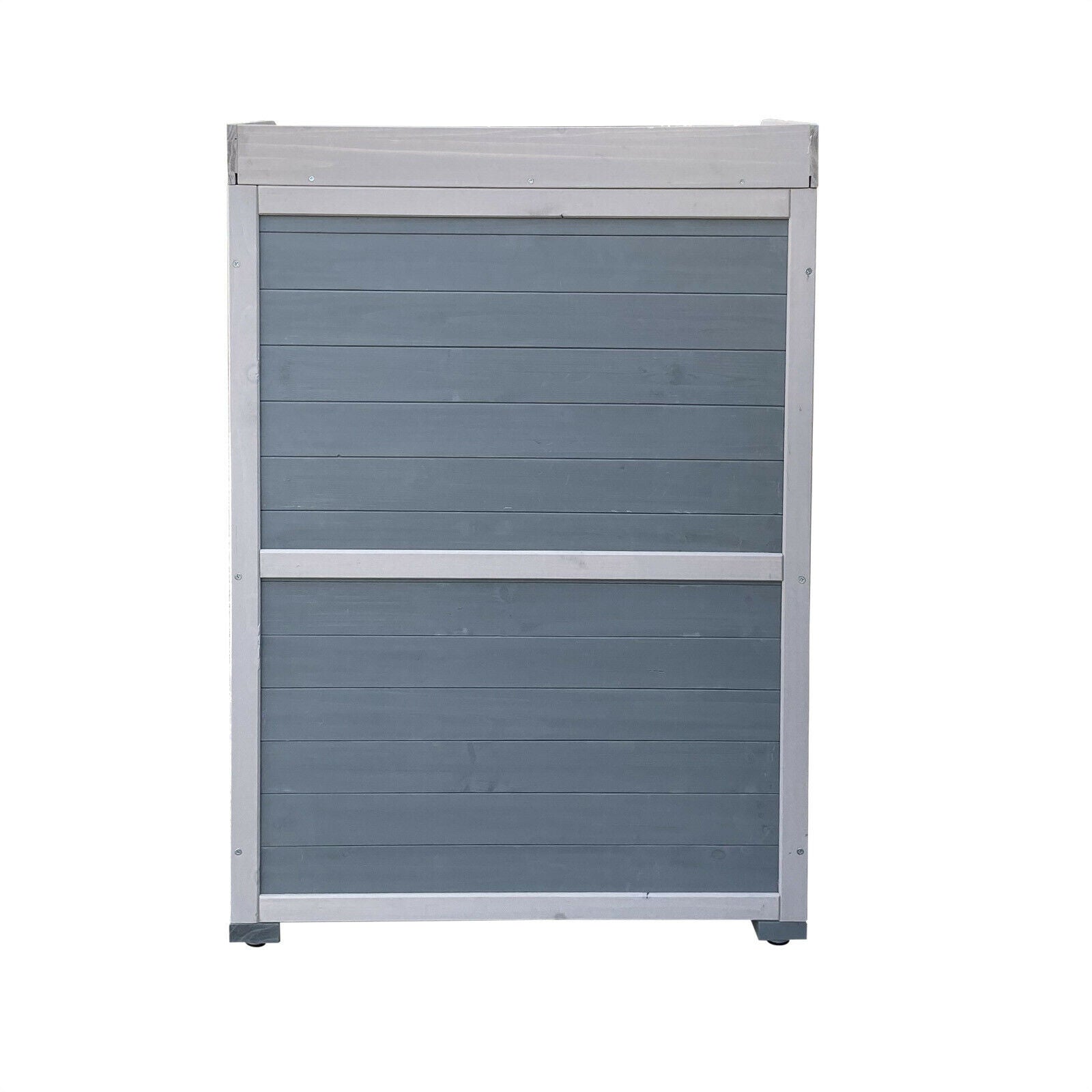 Tavolo da giardino con base e piano di lavoro 99,7 cm grigio 16_0002398