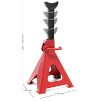 Set di 2 cavalletti di sollevamento da 3 tonnellate ciascuno per auto 16_0001735