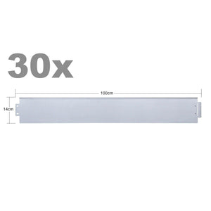 Bordura per giardino in acciaio zincato Barriera per aiuola 30m 16_0001688