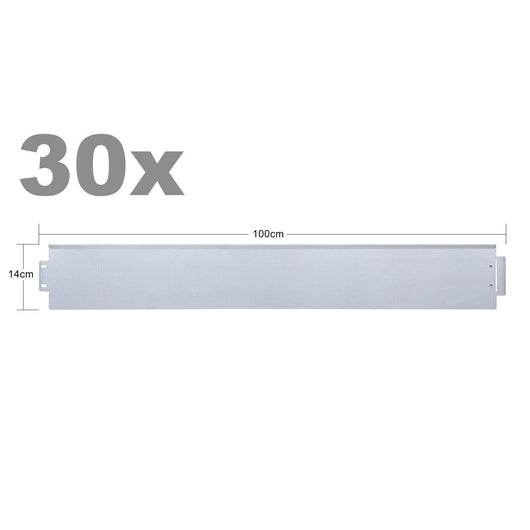 Bordura per giardino in acciaio zincato Barriera per aiuola 30m 16_0001688