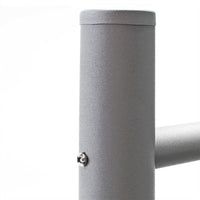 Blocco di 12 cassette postali su piedini argento voci posta 16_0000144