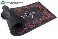 Zerbino Gomma Sostenibile 40X70 Antiscivolo Ingresso Interno Esterno Moderno Dis.A