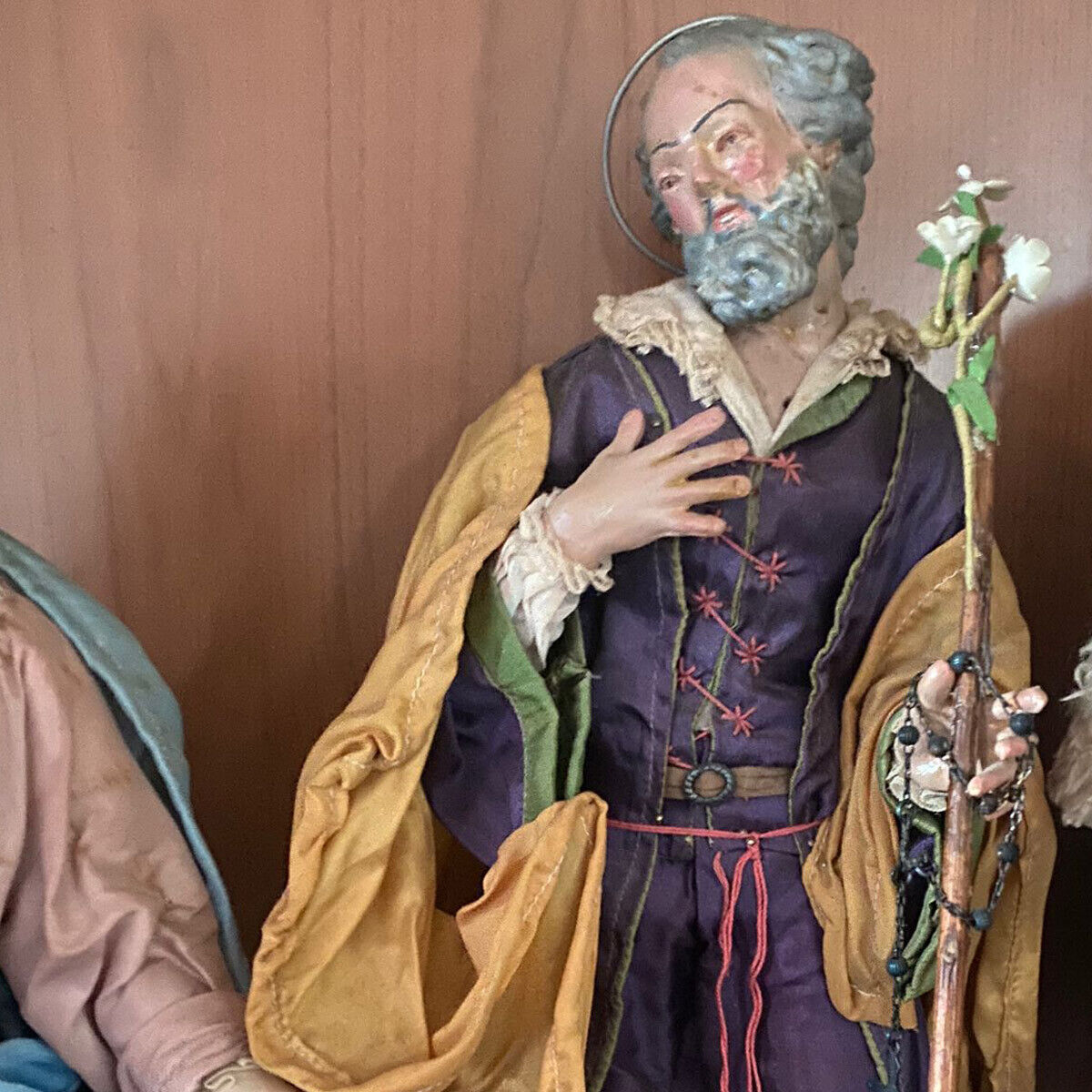 NATIVITA'  SAN GREGORIO ARMENO NATALE PRESEPE GIUSEPPE MARIA GESU' DIPINTI MANO