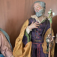 NATIVITA'  SAN GREGORIO ARMENO NATALE PRESEPE GIUSEPPE MARIA GESU' DIPINTI MANO