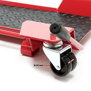 Carrello con ruote per deposito, manovra e parcheggio moto Supporto per stampella da 60 cm 16_0002570