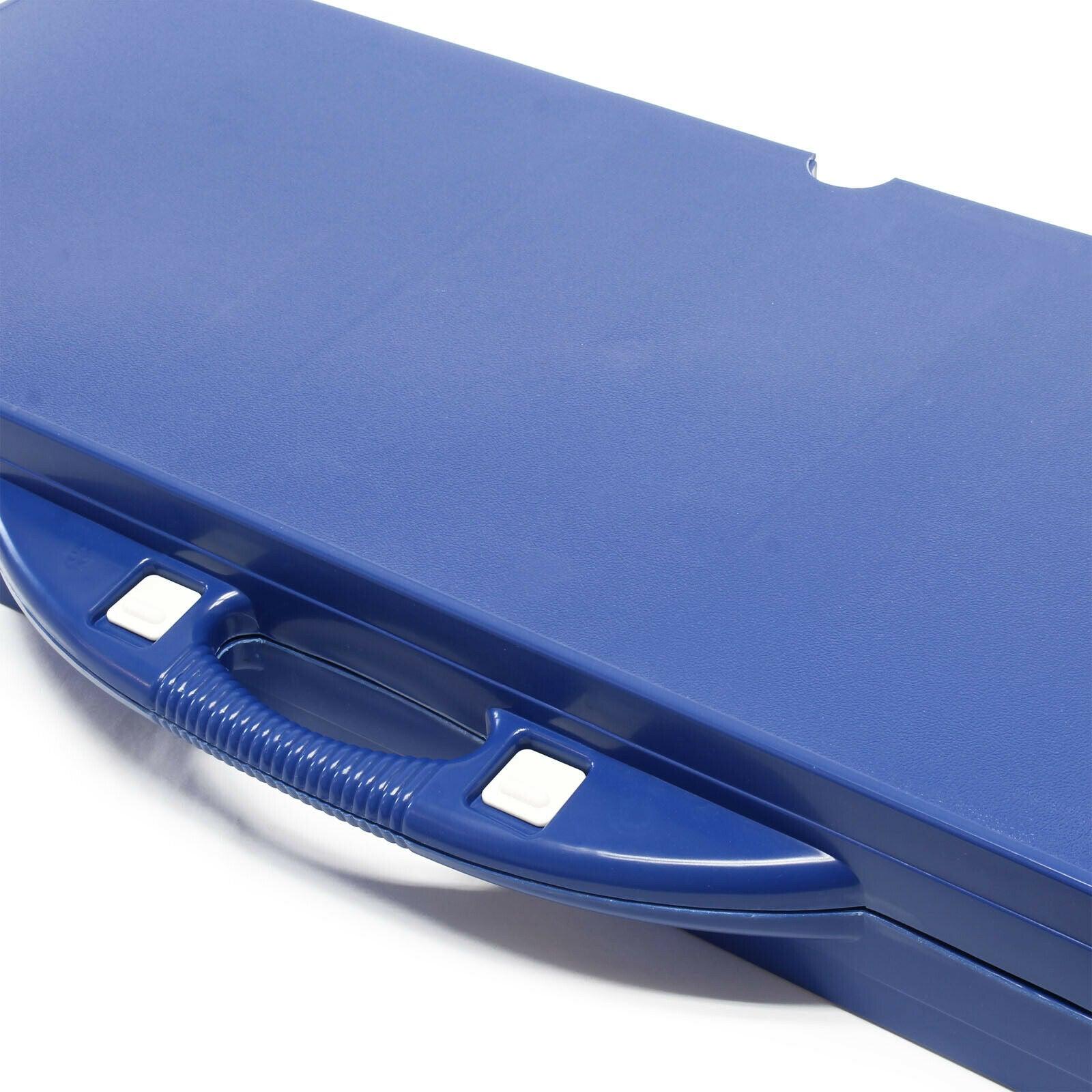 Set tavolo sgabelli da campeggio mobili pieghevoli in alluminio 133 cm giardino esterno 16_0002495