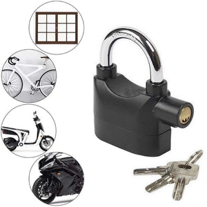 ALLARME BLOCCADISCO ANTIFURTO SONORO MOTO SCOOTER LUCCHETTO 110dBa 70MM ALL-7033