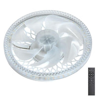 LAMPADA VENTILATORE PLAFONIERA LED SOFFITTO E27 DIMMERABILE CON TELECOMANDO 48W