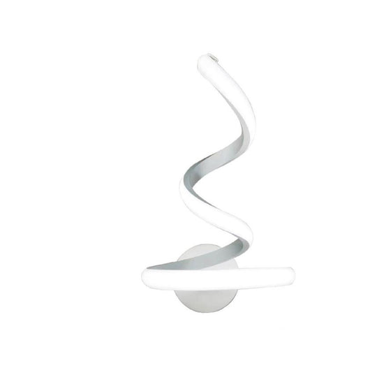 APPLIQUE LAMPADA INTERNO MODERNA PARETE MURO SPIRALE 13W LUCE CALDA ST-002