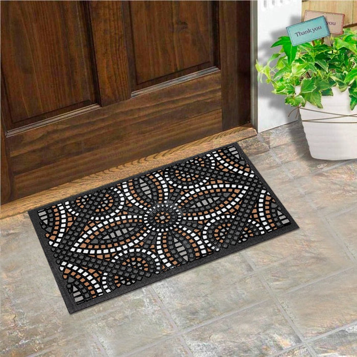 Zerbino Gomma Simpatico Tappeto Ingresso Asciugapassi Antiscivolo Made In Itay Dis.B