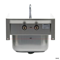 lavello in acciaio fine gastro lavabo quadrato rubinetto lavabo 16_0002396