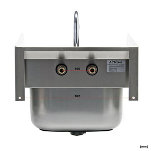 lavello in acciaio fine gastro lavabo quadrato rubinetto lavabo 16_0002396